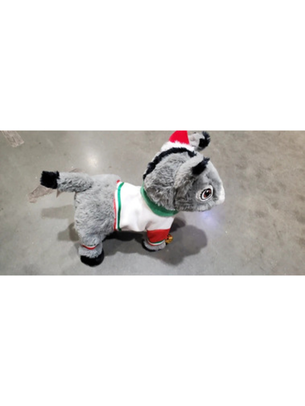 Holiday Living Dominick The Donkey Singing Animated Christmas Plush Toy #8251774